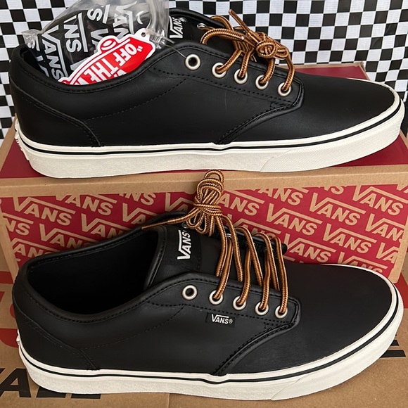 Vans Atwood Leather Black/Marshmallow WMNS sneakers - Picture 3 of 16